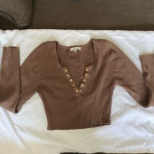 Brown long sleeve